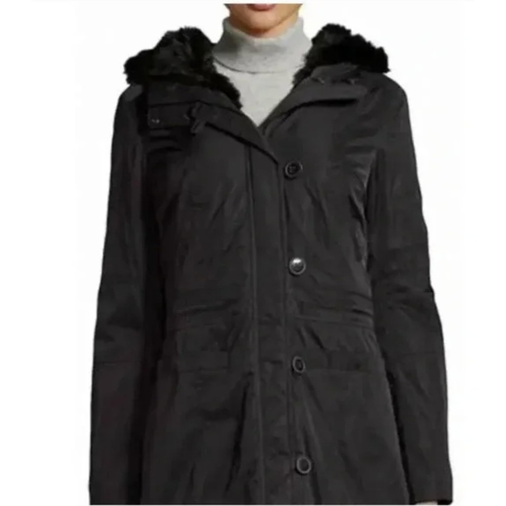 Marc New York Andrew Marc Phelix Faux Fur Lined Hooded‎ Jacket Medium - Picture 2 of 11